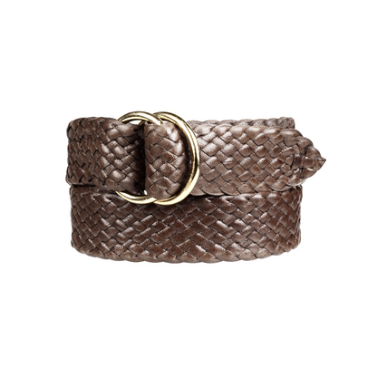 Longreach Kangaroo Plaited Mens Ring Belt - 35mm (1 3⁄8") Wide