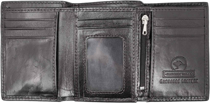 Genuine Kangaroo Leather Wallet Natural Double Fold
