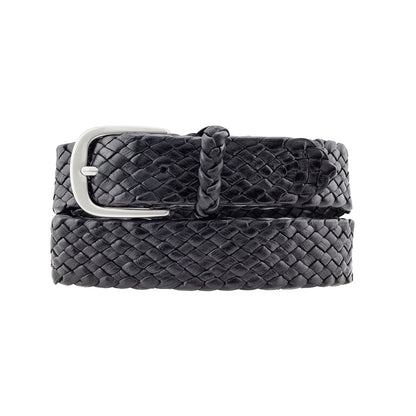 Monash Kangaroo Plaited Mens Buckle Belt - 30mm (1 3/16") Wide