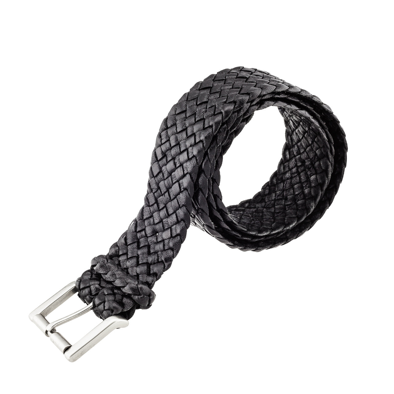 Squatter Kangaroo Plaited Mens Buckle Belt - 30mm (1 3/16") Wide