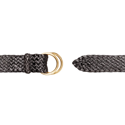 Longreach Kangaroo Plaited Mens Ring Belt - 35mm (1 3⁄8") Wide
