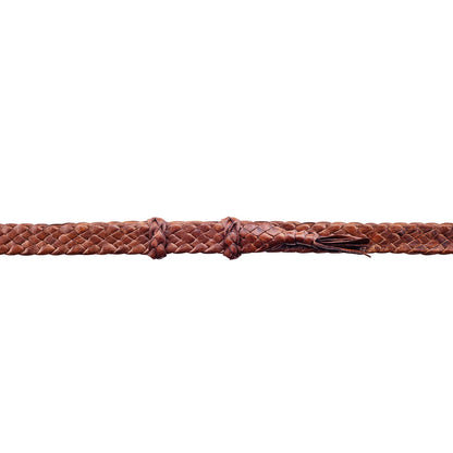      6 Strands of Genuine Australian Kangaroo Leather     Hand Crafted in Brisbane, Australia     Available in three colours: Black, Choc or Tan     Fully Adjustable sliders, One Size Fits All!     Fully Utilises traditional Australian plaiting technique