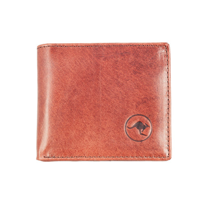 Single Fold Badgery Belts Premium Kangaroom Leather Wallet